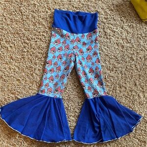 Girls 3T mushroom Bell Bottoms